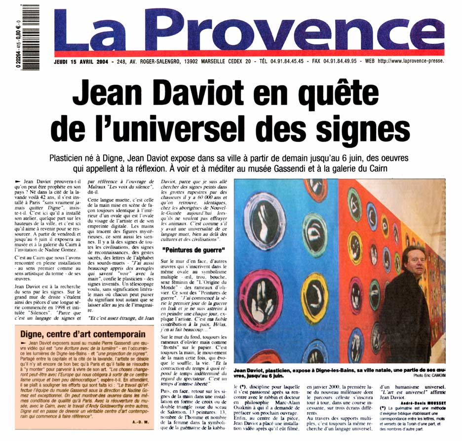 Jean Daviot en qute de l